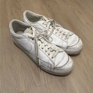 Nike White Low-Top Sneakers